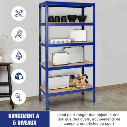 Étagère Métallique - MegaRack™ - Bleu