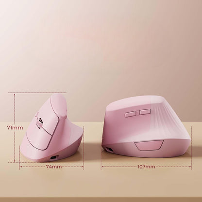 Souris Verticale - ErgoClickPro™ - Rose