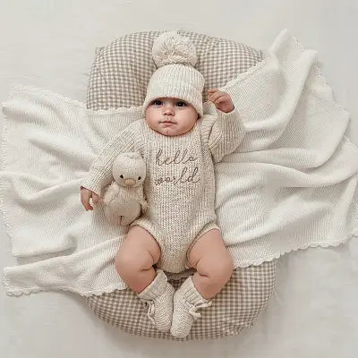Barboteuse bébé - NewbornRomper™ - Beige