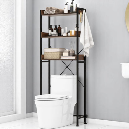 Meuble WC - OverToiletStorageRack™ - Noir