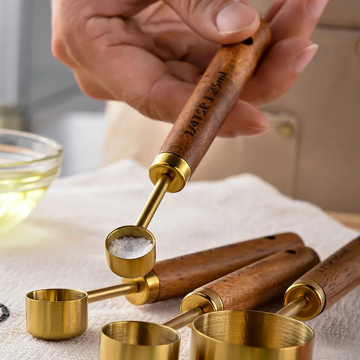 Cuillères dDoseuses - WoodSteelMeasure™