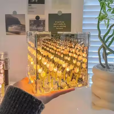 Lampe de table - TulipLamp™ - Jaune