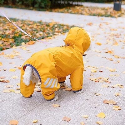imperméables pour chiens - DogRaincoat™ - Jaune