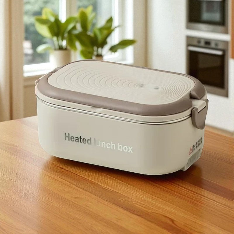 Lunch Box Chauffante - InoxHeatMeal™ - Kaki