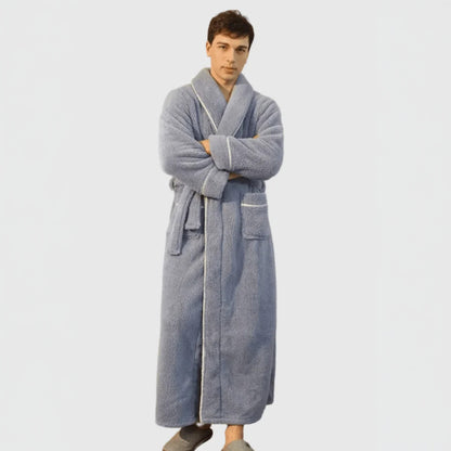 Peignoir De Bain - CozyCottonBathRobe™ - Gris