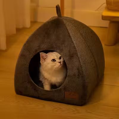 Niche pour Chat - TriCatCave™ - Gris