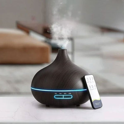 Diffuseur d'Huiles Essentielles - AromatherapyOilDiffuser™ - Bois Foncé