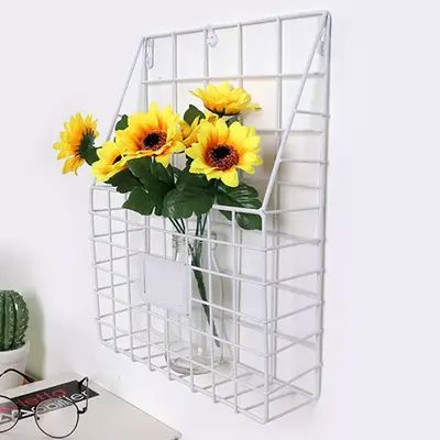 Porte Revue Mural - WallWireRack™ - Blanc