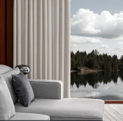 Rideaux Occultants - DeepSleepDrape™ - Blanc Cassé