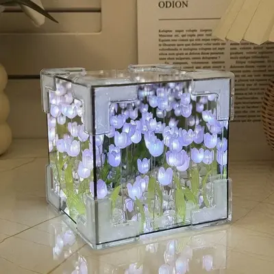 Lampe de table - TulipLamp™ - Violet