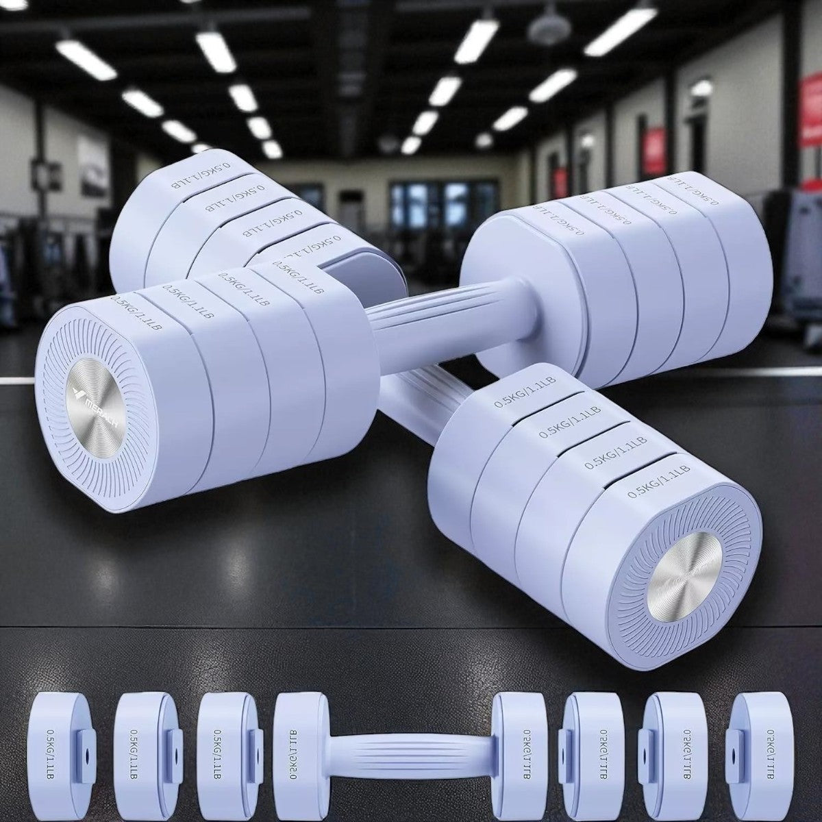 Haltères - AdjustTechDumbbells™ - Bleu