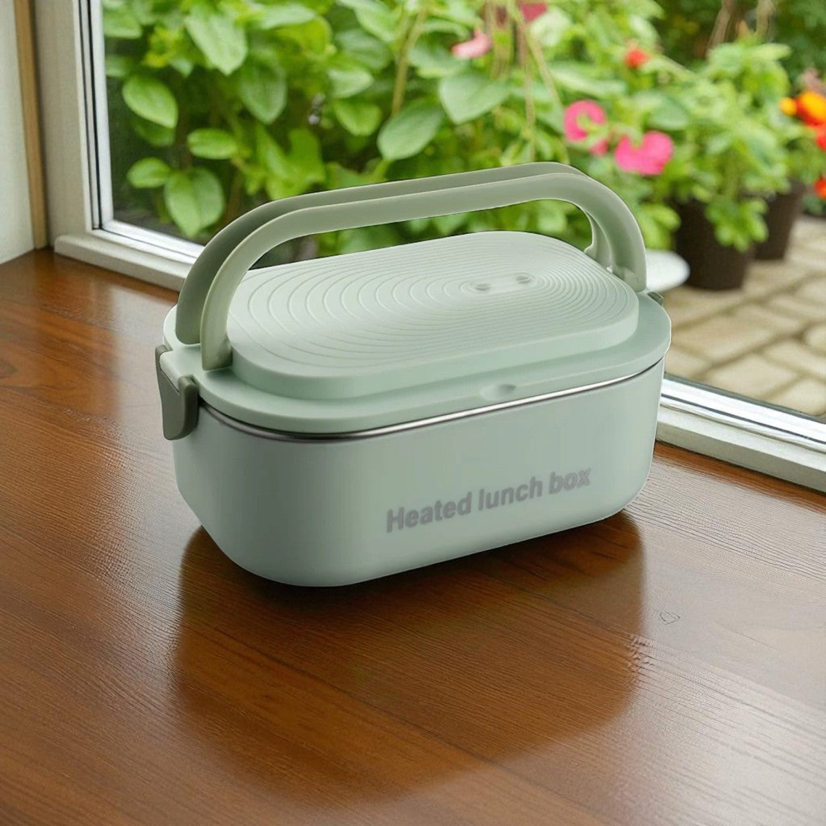 Lunch Box Chauffante - InoxHeatMeal™ - Vert