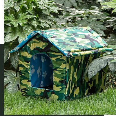 Niche pour Chat Extérieur - OutdoorCatHouse™ - Vert