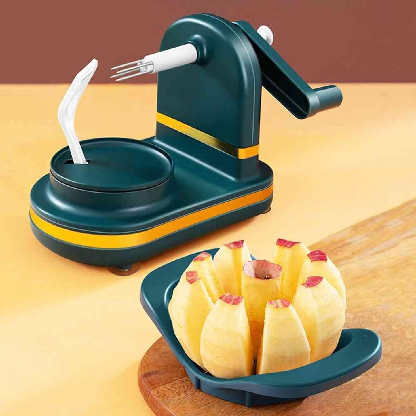 Éplucheur à Pommes - TwistPeelPro™ - Vert Foncé