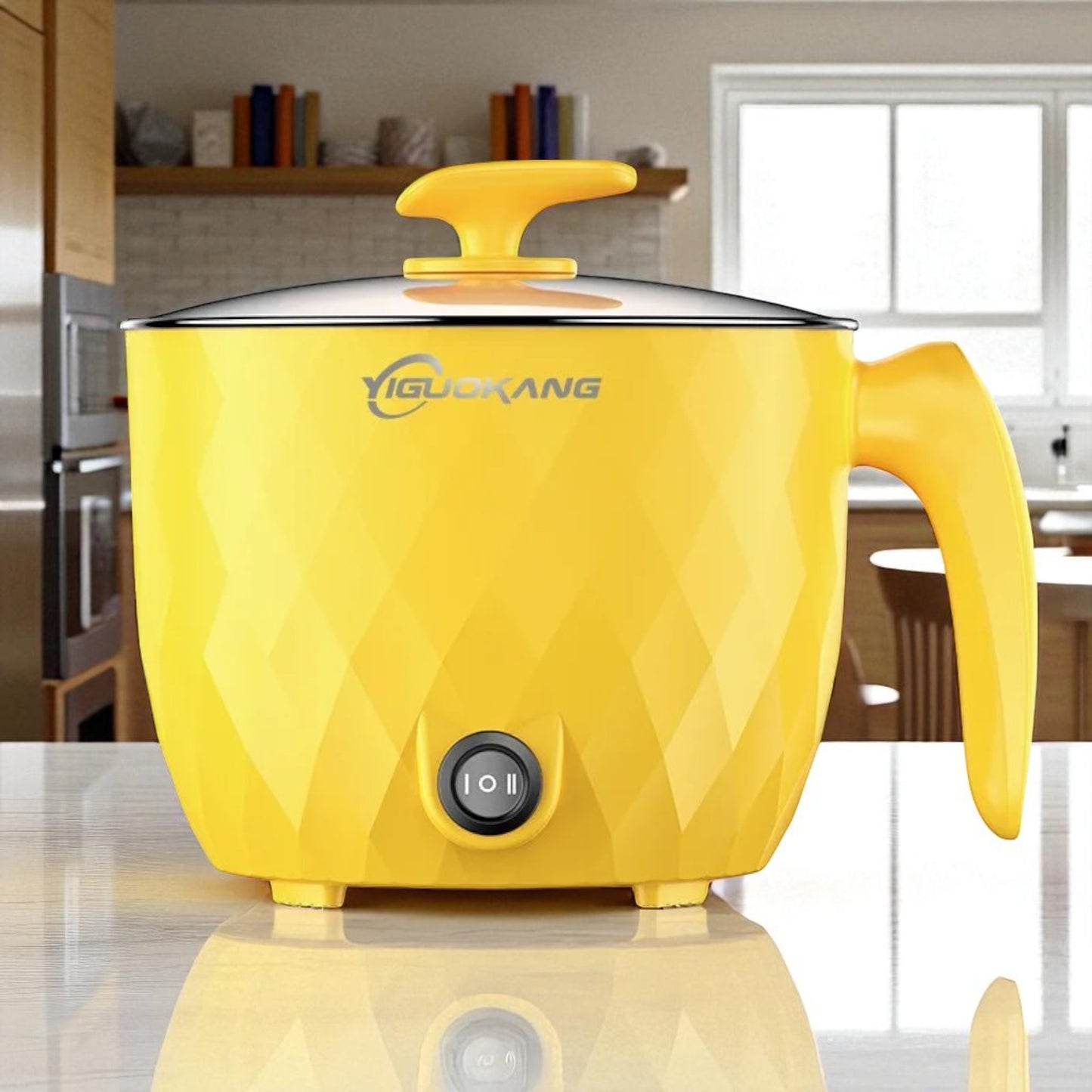 Cuiseur à Riz - RiceNGo™ - Jaune Simple