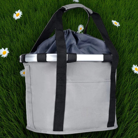 PANIER VELO POUR CHIEN	- PetRideBasket™ - Carré Gris