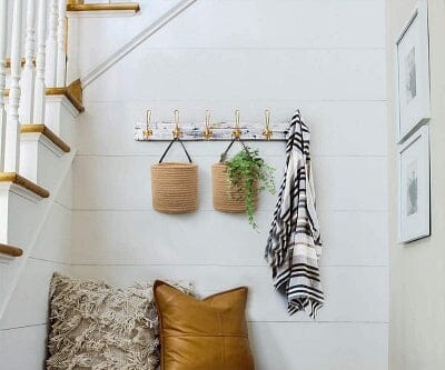 Panier mural - WallHangingFlowerBasket™ - Marron