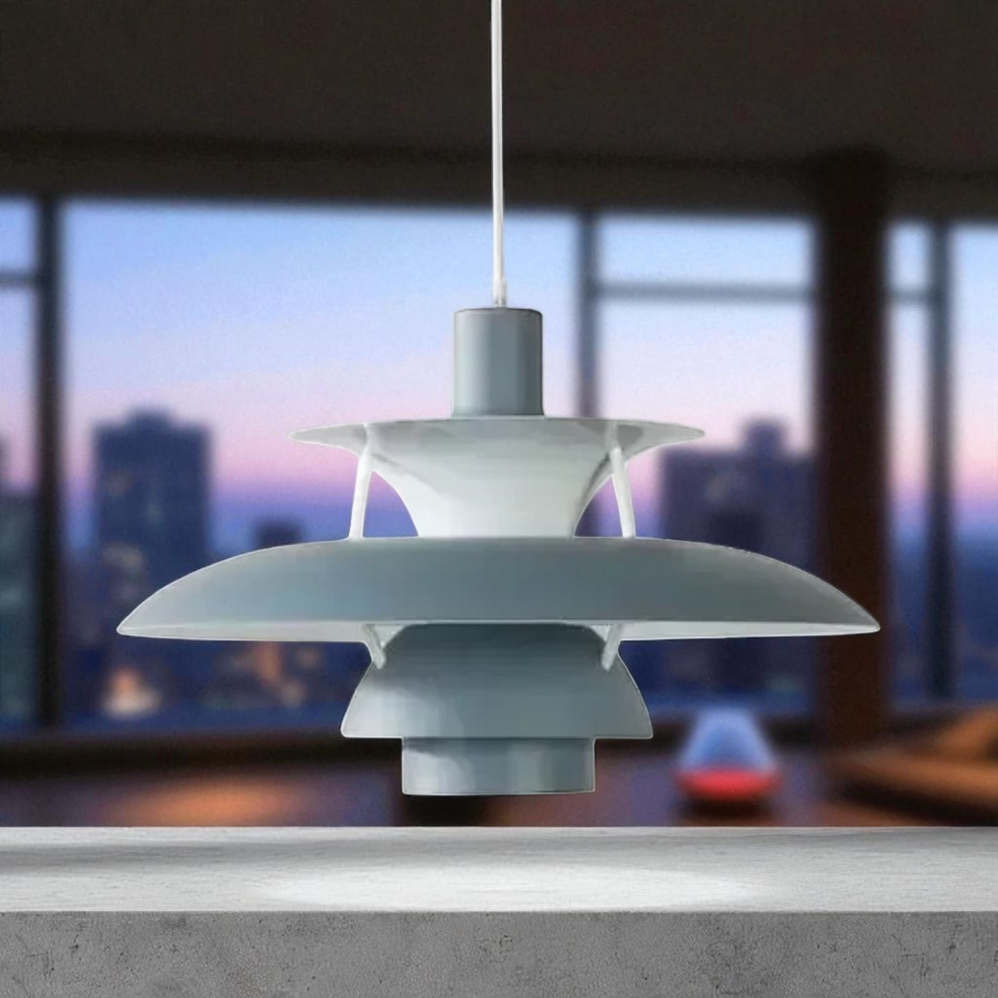 Lustre Plafond - UmbrellaLED™ - Gris