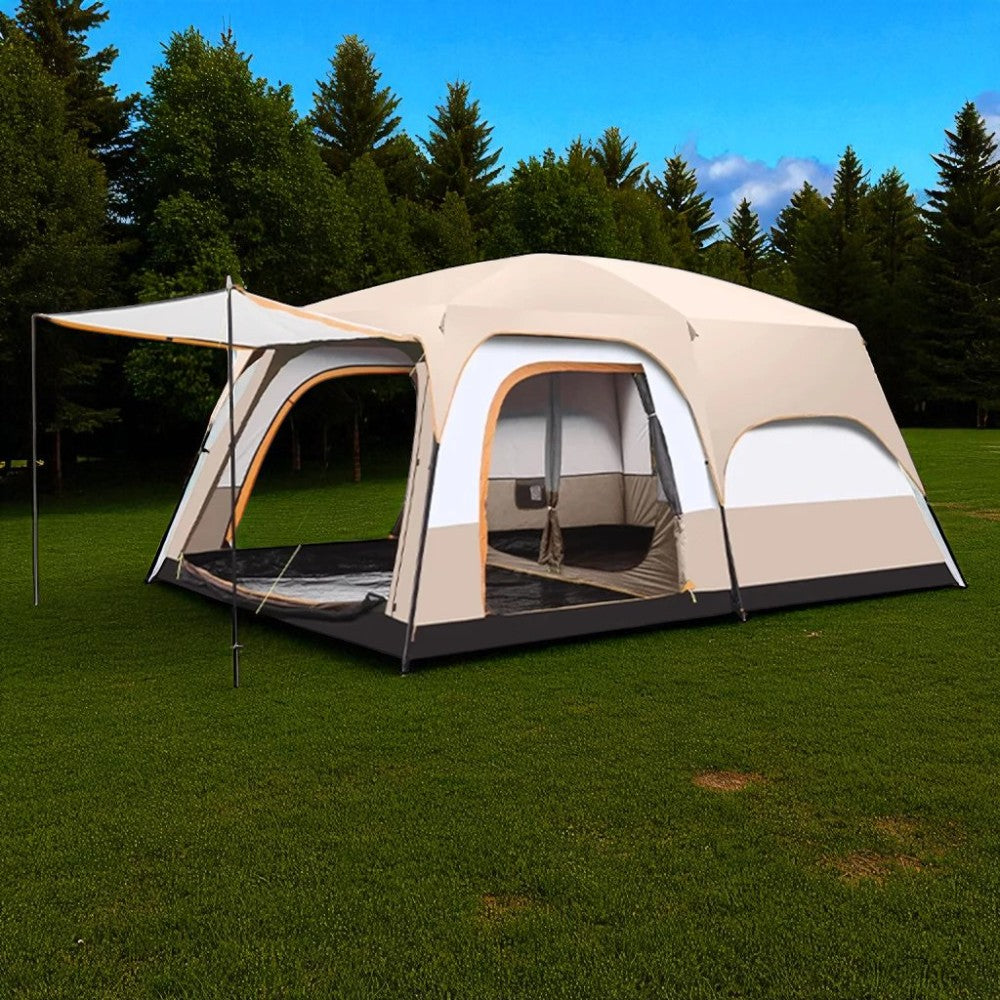 Tente de Camping - AllSeasonTent™ - Beige & Orange