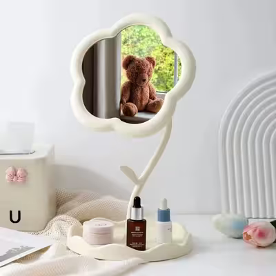 Miroir Maquillage - BloomMirror™ - Blanc