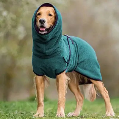 Peignoir pour Chien - DogTowelRobe™ - Vert