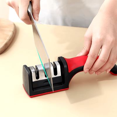 Aiguiseur de couteau - KnifeSharpener™ - Rouge