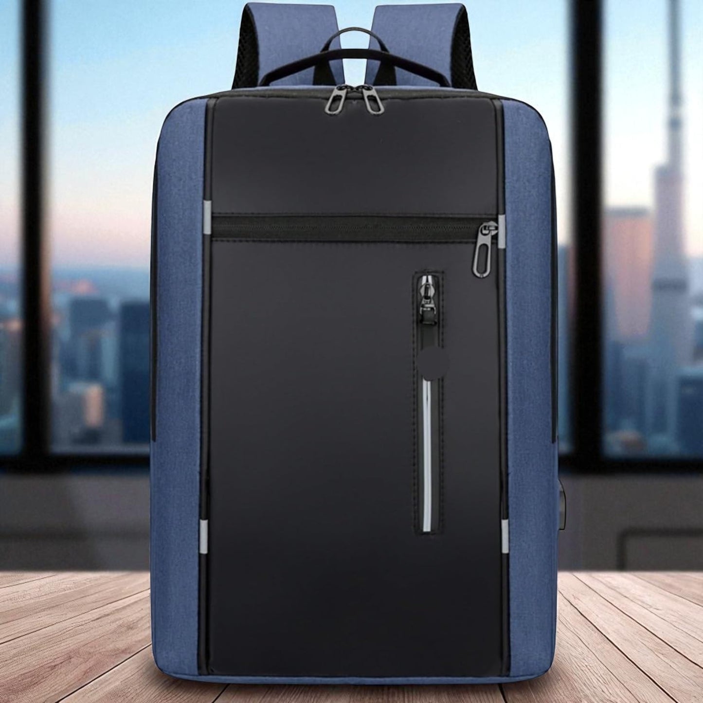 Sac à Dos pour Ordinateur - OfficeTechPack™ - Bleu