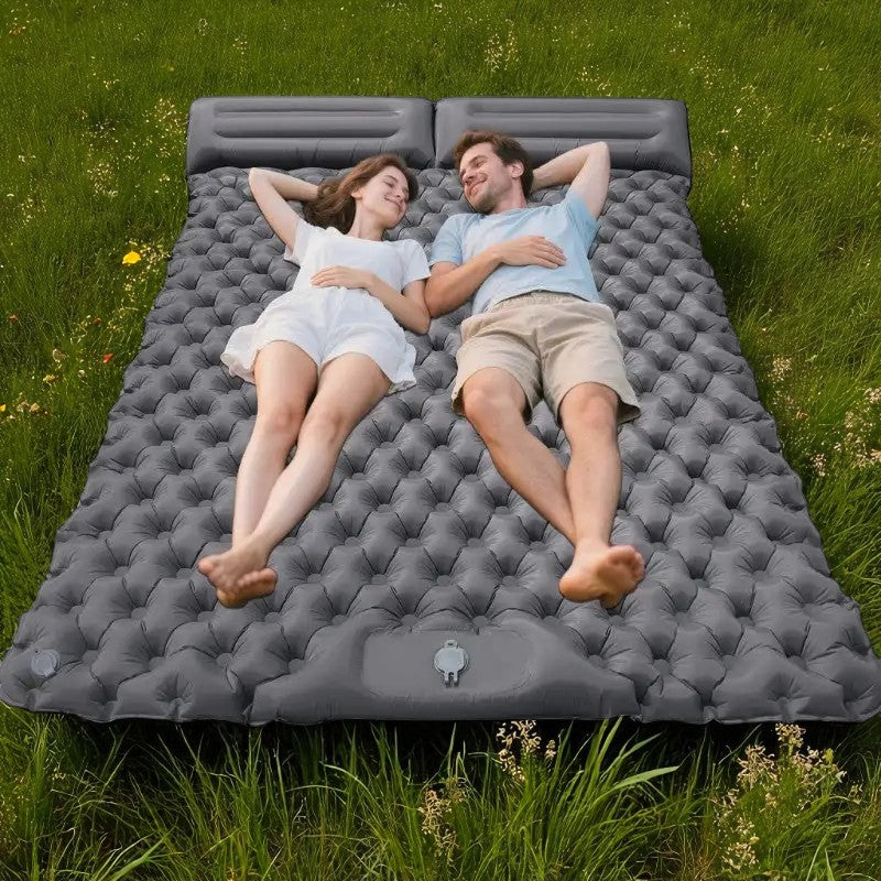 Matelas Gonflable - LiteDoubleMattress™ - Gris