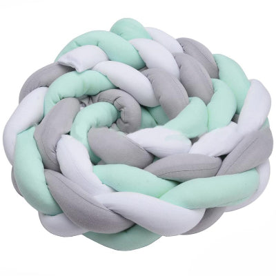Tresse de Lit - WrapNest™ - Blanc Gris Vert