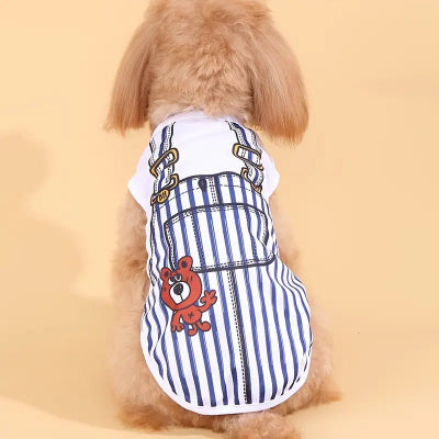 VETEMENT POUR CHIEN - ChicouPet™ - Bleu Rayé