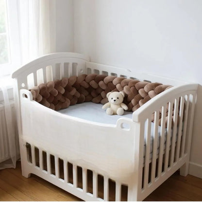 Tour de Lit Tressé - BraidedSafe™ - Marron