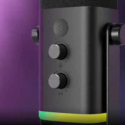 Microphone usb - GamingMic™ - Noir