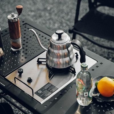 Réchaud à gaz camping - CampGasStove™ - Gris