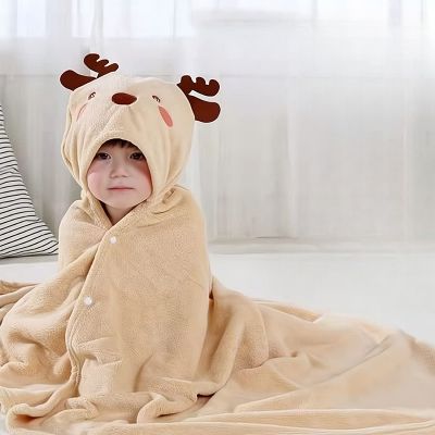 Serviette de bain bébé - Children'sBathTowel™ - Marron