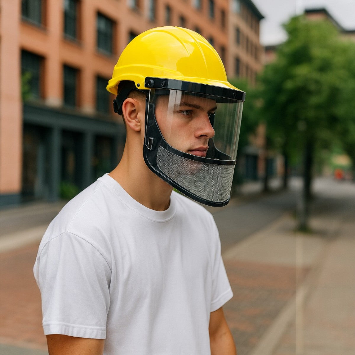 Visière de Protection - HeadMountShield™ - Jaune