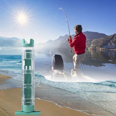 Support de canne à pêche - FishingRodStand™ - Vert