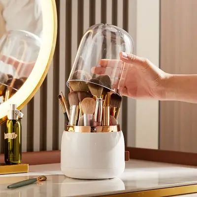 Rangement Maquillage - MakeupBrushBucket™ - Blanc