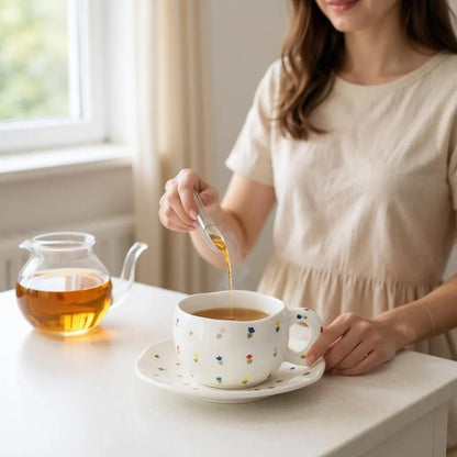 Tasse à Café - CozyBloomCup™ - Petites Fleurs