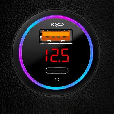 Bluetooth pour la voiture - LedCarCharger™ - Noir