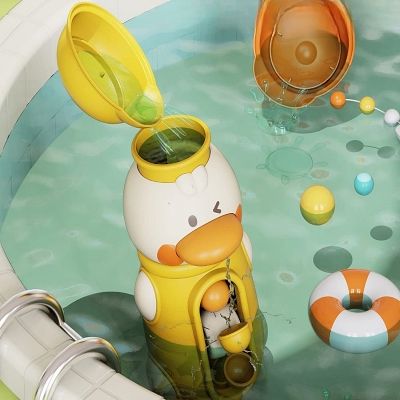 Jouet de bain bébé - BabyBathToys™ - Jaune