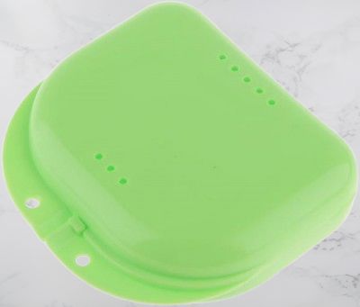 Boite gouttière dentaire - DentalCare™ - Vert