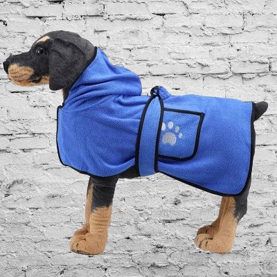 Peignoir pour Chien - DogBathTowel™ - Bleu