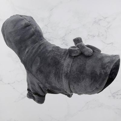 Peignoir pour Chien - DogBathrobe™ - Gris