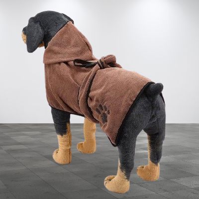 Peignoir pour Chien - DogBathTowel™ - Marron