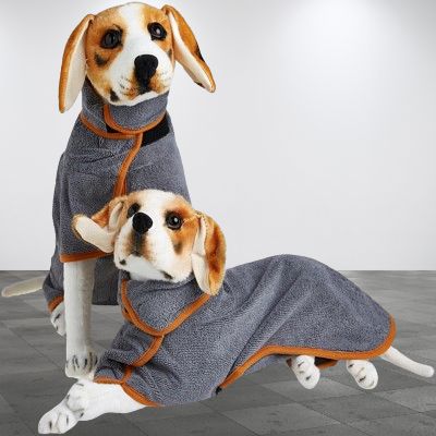 Peignoir pour Chien - DogDryingTowel™ - Gris