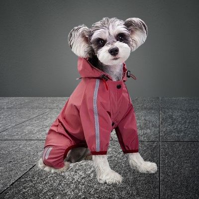 imperméables pour chiens - DogRaincoat™ - Rouge