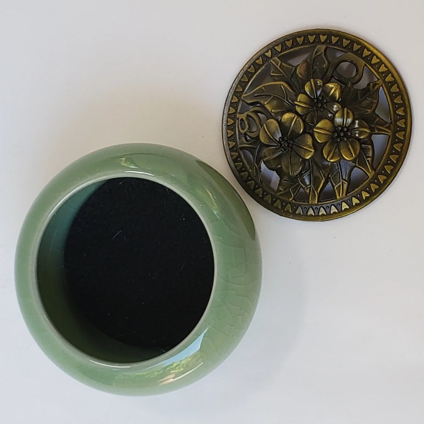 Bruleur d'Encens - CeramicIncenseBurner™ - Vert Clair
