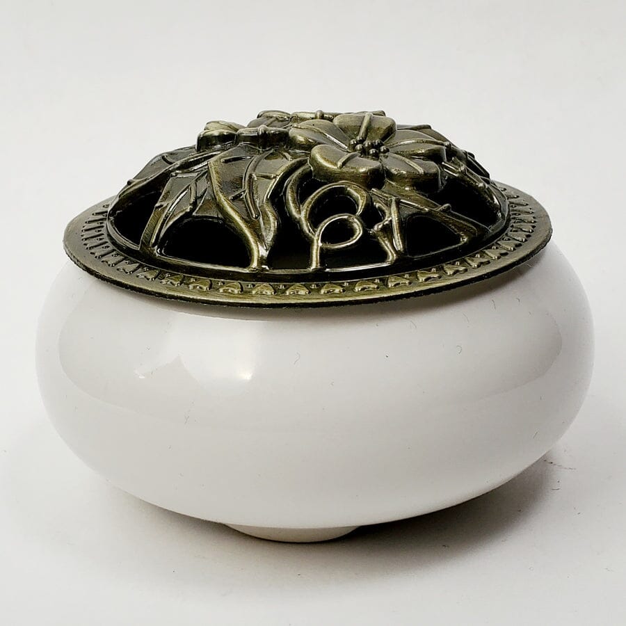 Bruleur d'Encens - CeramicIncenseBurner™ - Blanc