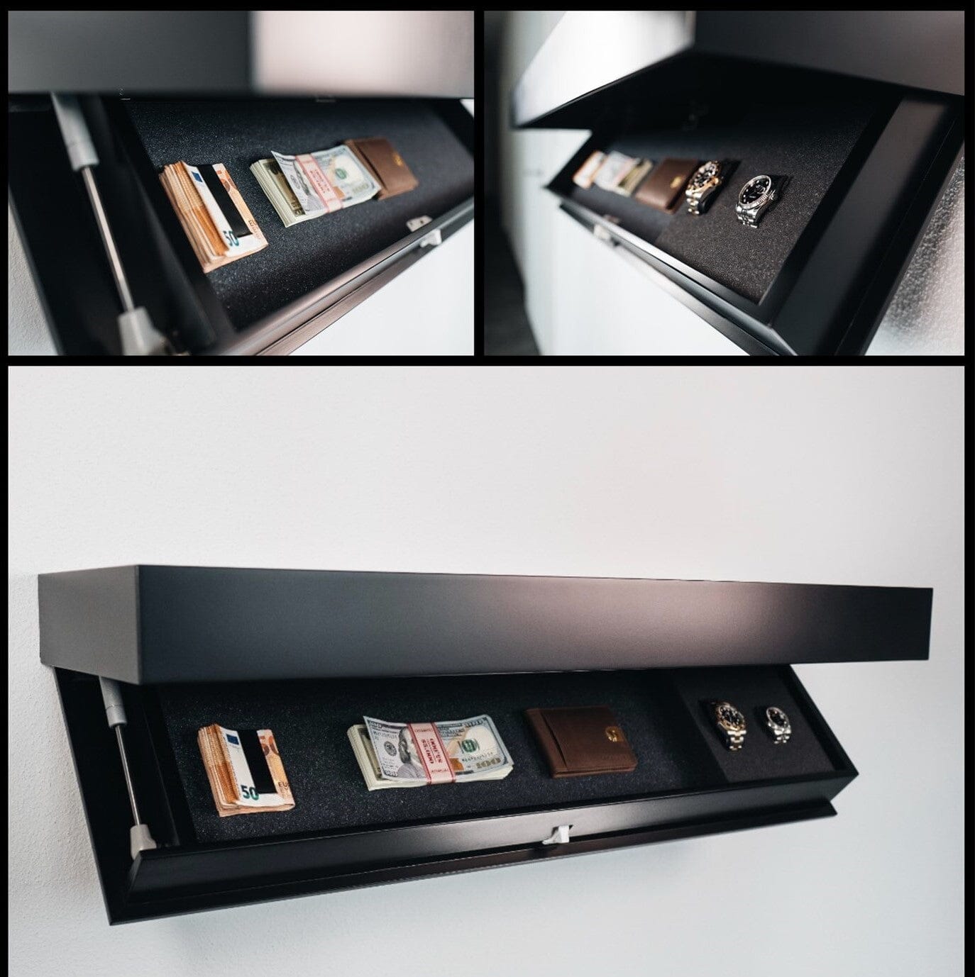Étagère Murale - MagicShelf™ - Noir Mat