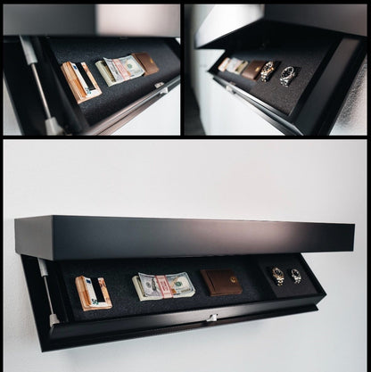 Étagère Murale - MagicShelf™ - Noir Mat